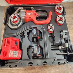 AS-IS Milwaukee 2870-22 M18 18V FUEL Cordless Compact Pipe Threader W/ ONE KEY Kit