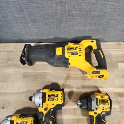 HOUSTON LOCATION - AS-IS DEWALT 4 TOOL COMBO