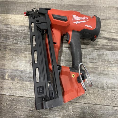 AS-IS Milwaukee FUEL 18-Volt Lithium-Ion Brushless Cordless Gen II 16-Gauge Angled Finish Nailer (Tool-Only)