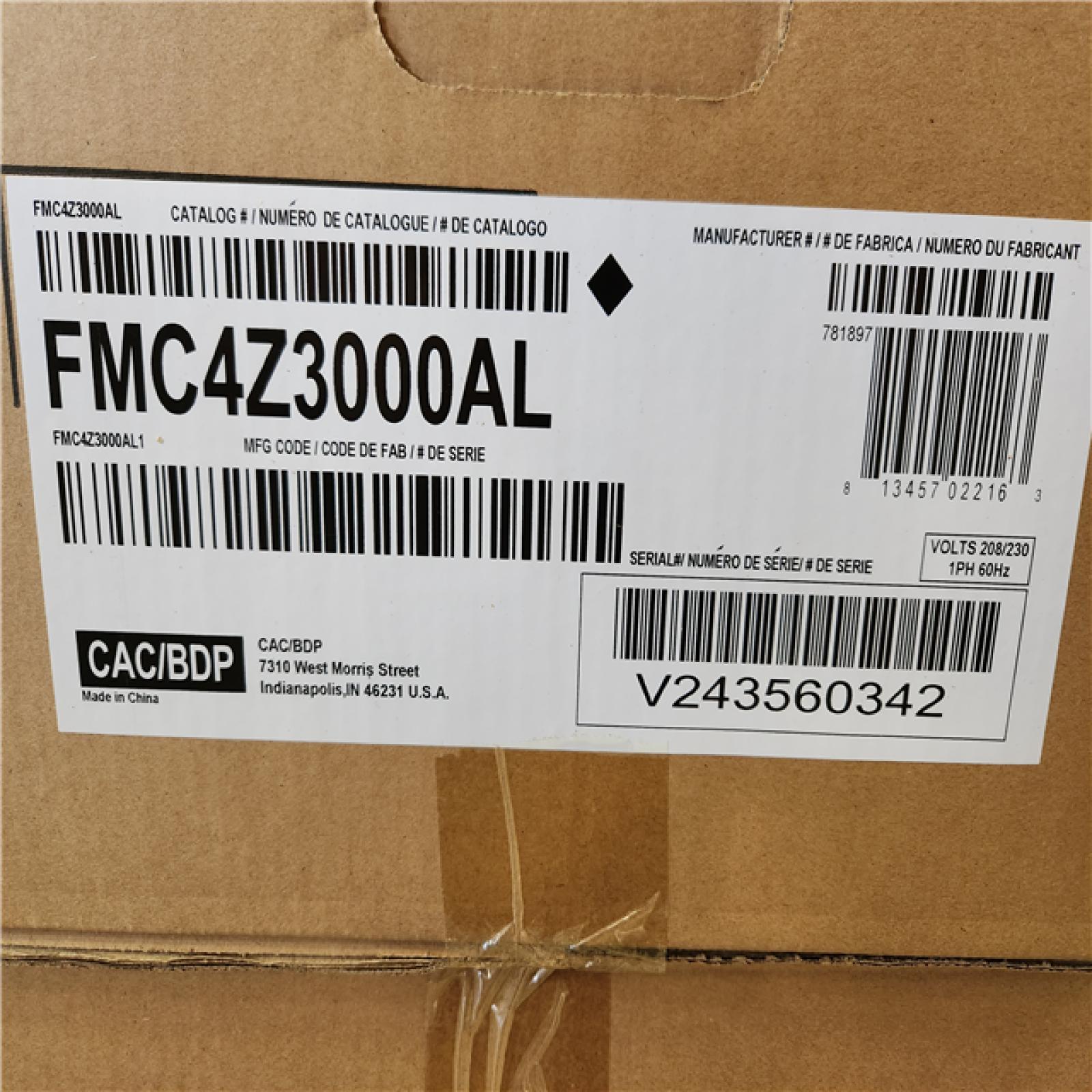 Phoenix Location NEW 2.5 Ton Cased ECM Aluminum Multi Family Fan Coil R-410A Pallet (3-Total) SEALED
