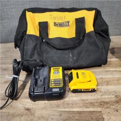 HOUSTON LOCATION - AS-IS DeWalt 15 GA ANGLED FINISH NAILER KIT W/ BATTERY & CHARGER