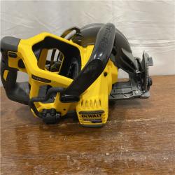 AS-IS DEWALT FLEXVOLT 60V MAX Cordless Brushless 7-1/4 in. Wormdrive Style Circular Saw (Tool Only)