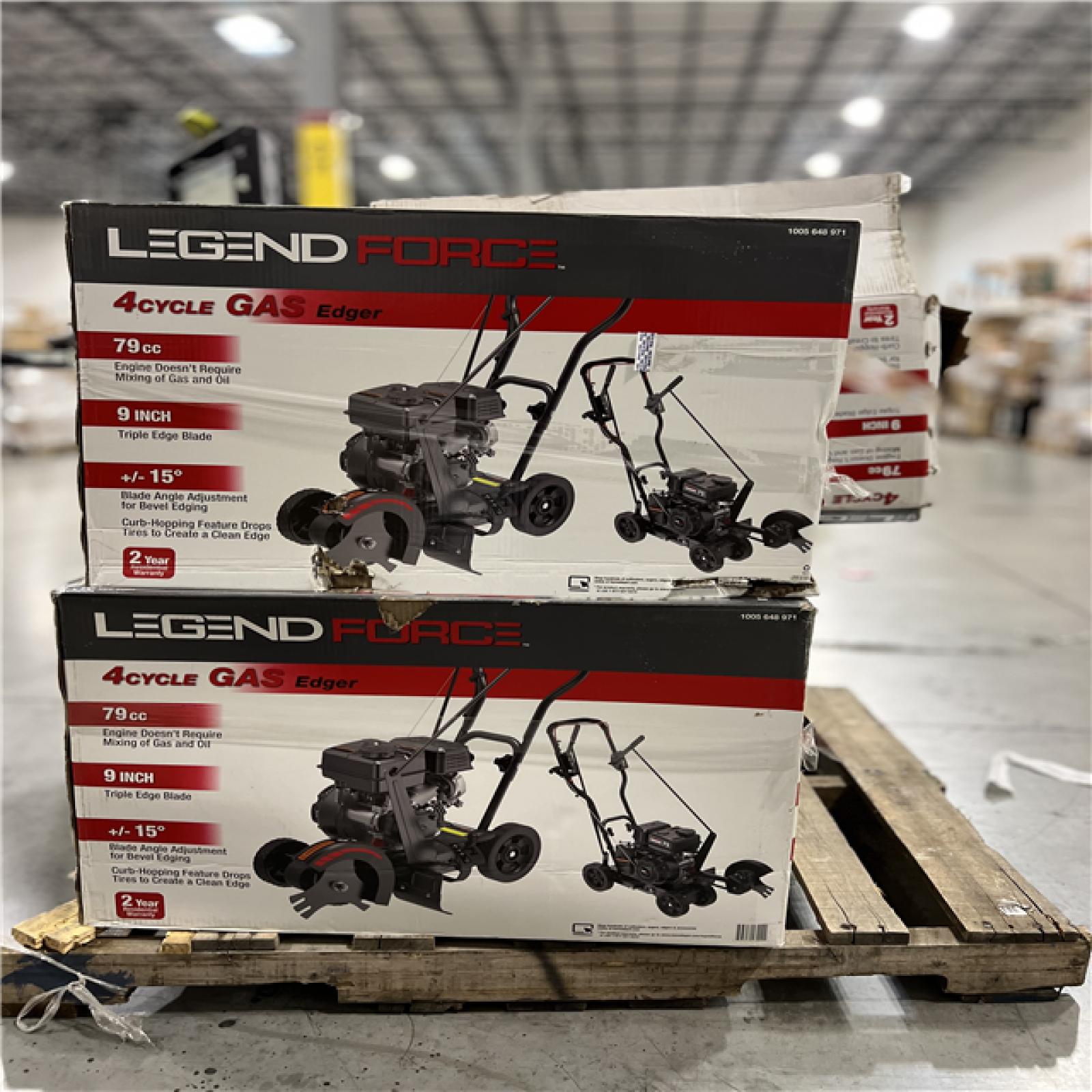 DALLAS LOCATION LEGEND FORCE 4 CYCLE GAS EDGER PALLET ( 4 UNITS )