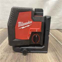 AS-IS- Milwaukee Green Beam Laser Cross Line Plumb Point Rechargeable USB Kit