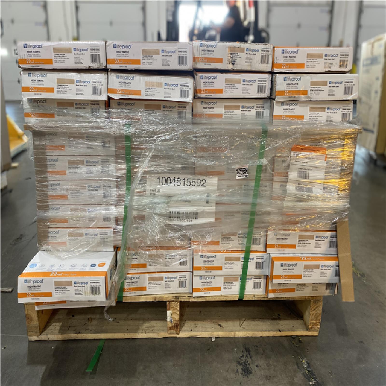 DALLAS LOCATION-AS-IS  Lifeproof Dusk Cherry 22 MIL x 8.7 in. W x 48 in. L Click Lock Flooring (20.1 sqft/case) PALLET (40 CASES)
