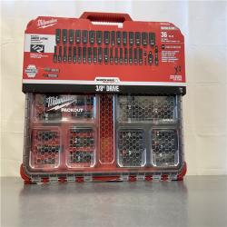 NEW! - Milwaukee 3/8  Impact Duty Socket Wrench & Set  36 Piece