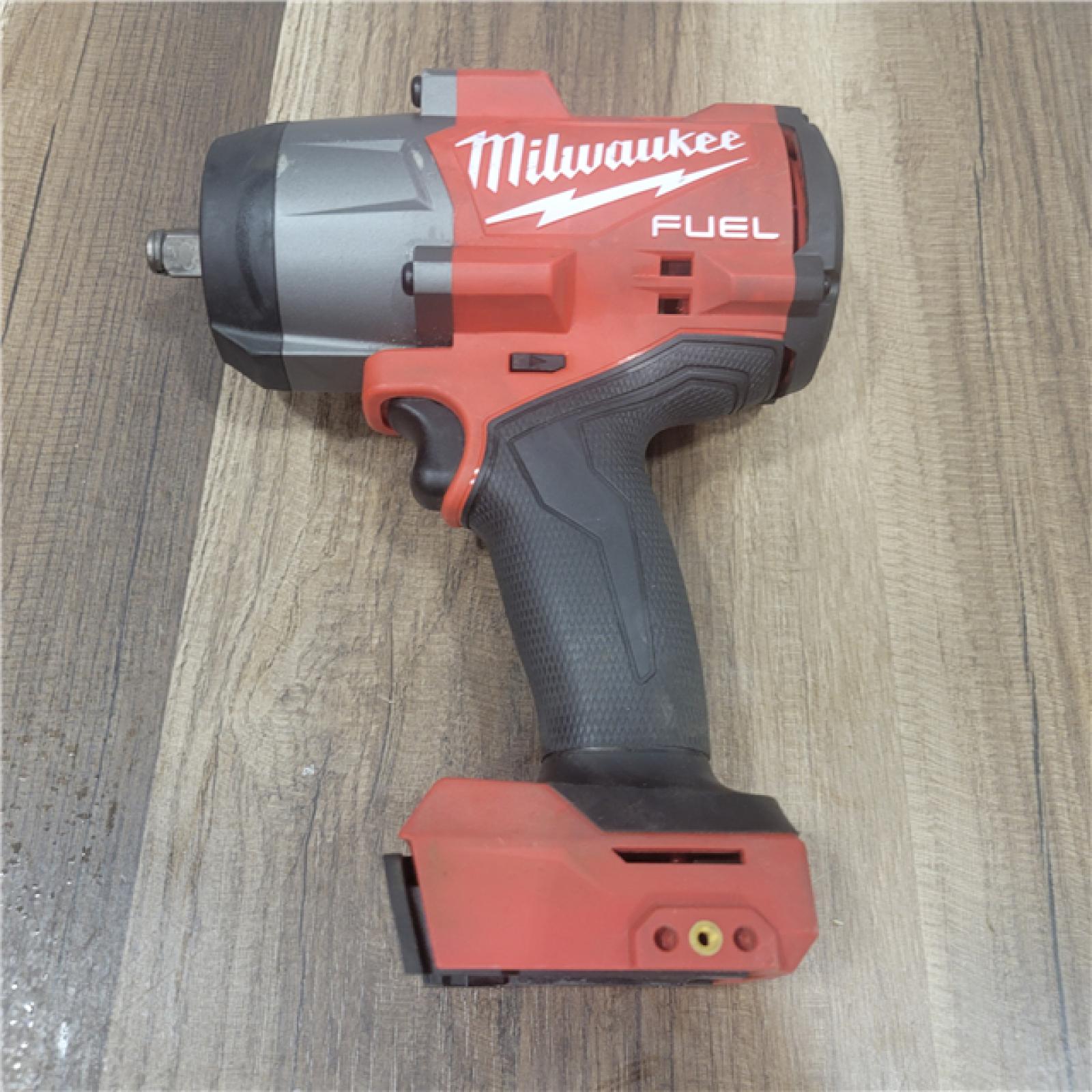 AS-IS  Milwaukee M18 FUEL 18V Lithium-Ion Brushless Cordless 1/2 in. Impact Wrench with Friction Ring (Tool-Only)