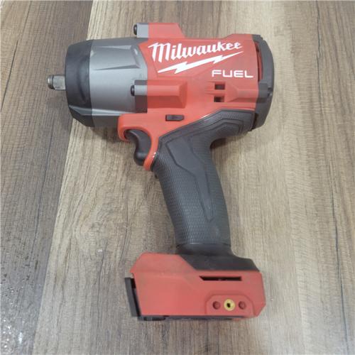 AS-IS  Milwaukee M18 FUEL 18V Lithium-Ion Brushless Cordless 1/2 in. Impact Wrench with Friction Ring (Tool-Only)