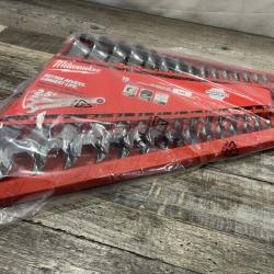NEW - Milwaukee SAE Ratcheting Combination Wrench Set (15-Piece)