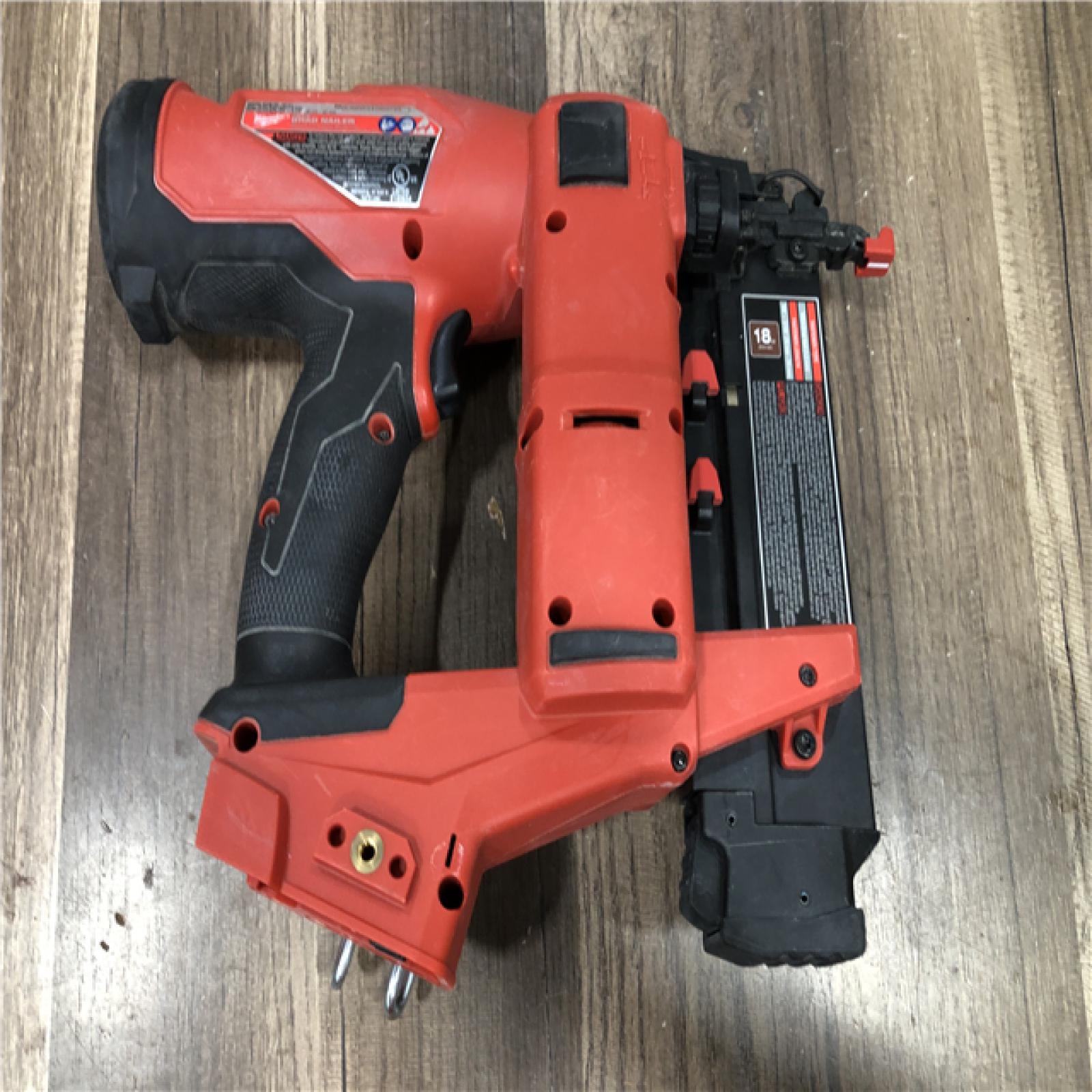 AS-IS Milwaukee FUEL 18-Volt Lithium-Ion Brushless Cordless Gen II 18-Gauge Brad Nailer (Tool-Only)