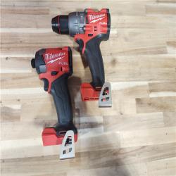 HOUSTON LOCATION - AS-IS Milwaukee  FUEL 18V Lithium-Ion Brushless Cordless Hammer Drill and Impact Driver Combo Kit