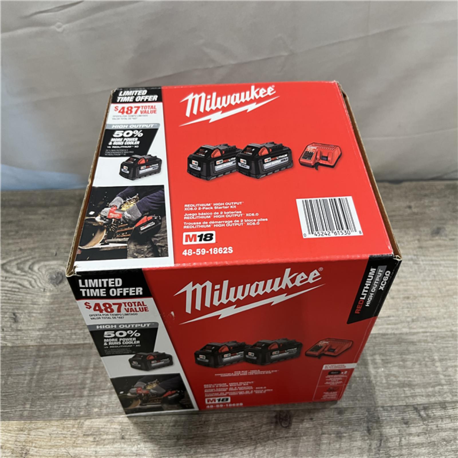 NEW - Milwaukee 18-Volt Lithium-Ion High Output Starter Kit