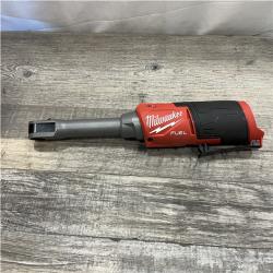 AS-IS Milwaukee FUEL 12V Lithium-Ion Brushless Cordless 1/4 in - 3/8 in Extended Ratchet (Tool-Only)