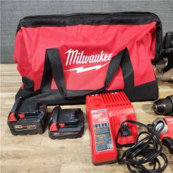 HOUSTON LOCATION - AS - IS Milwaukee 4 TOOL COMBO W/ 2 BATTERIES & 1 CHARGER