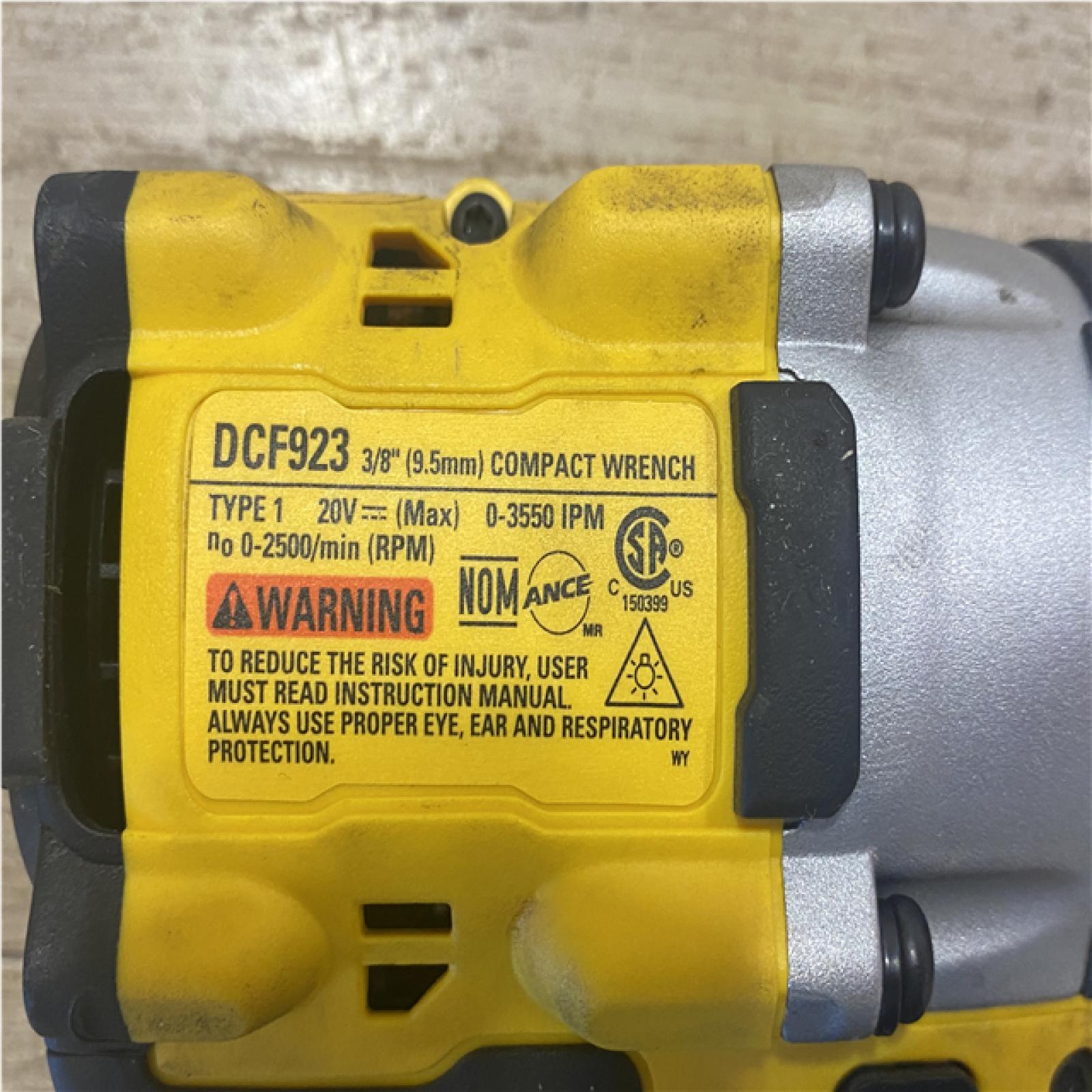 AS-IS DEWALT ATOMIC 20V MAX Cordless Brushless 3/8 in.Variable Speed Impact Wrench (Tool Only)