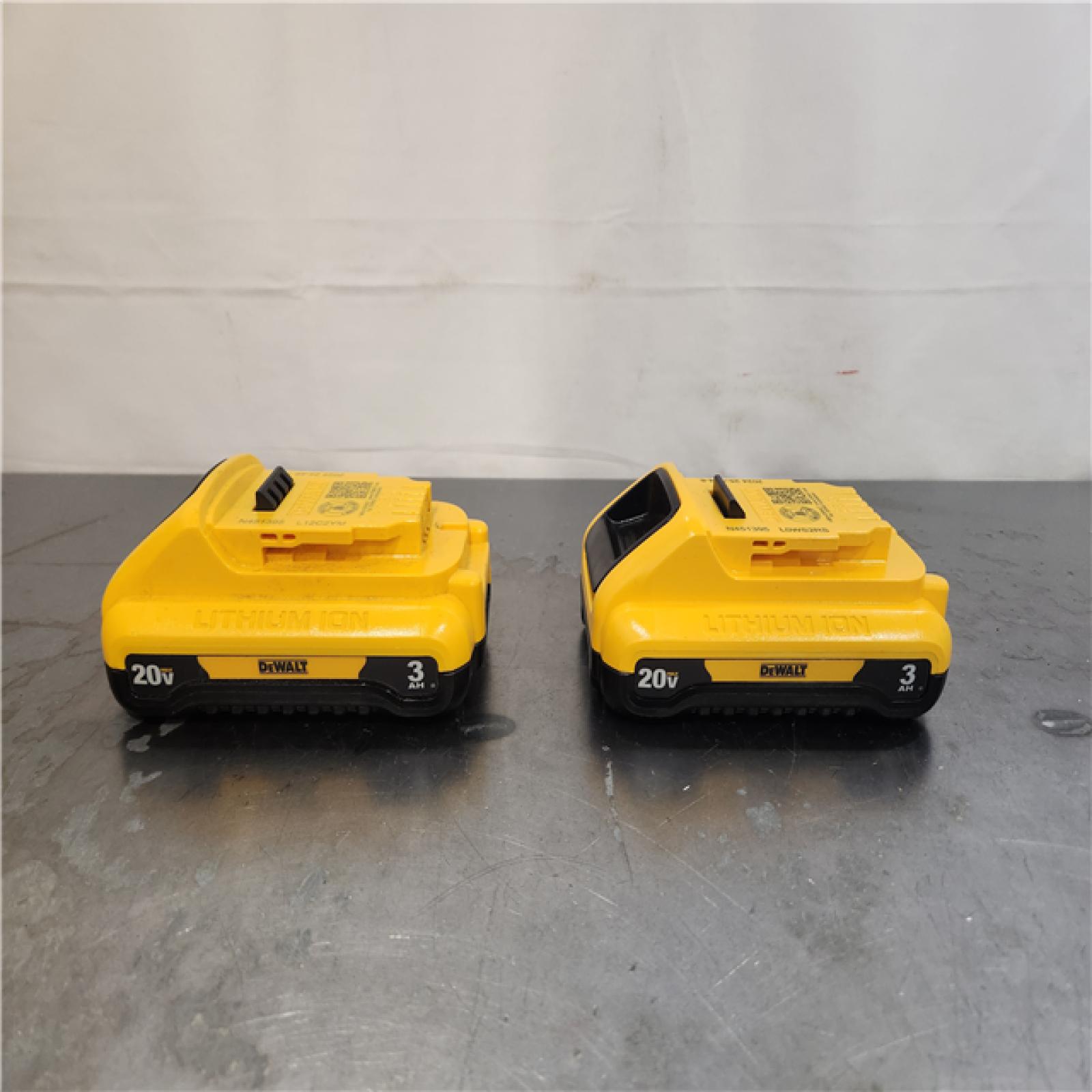 AS-IS- DeWalt DCB230-2 20V Max 3.0Ah Compact Battery 2-Pack