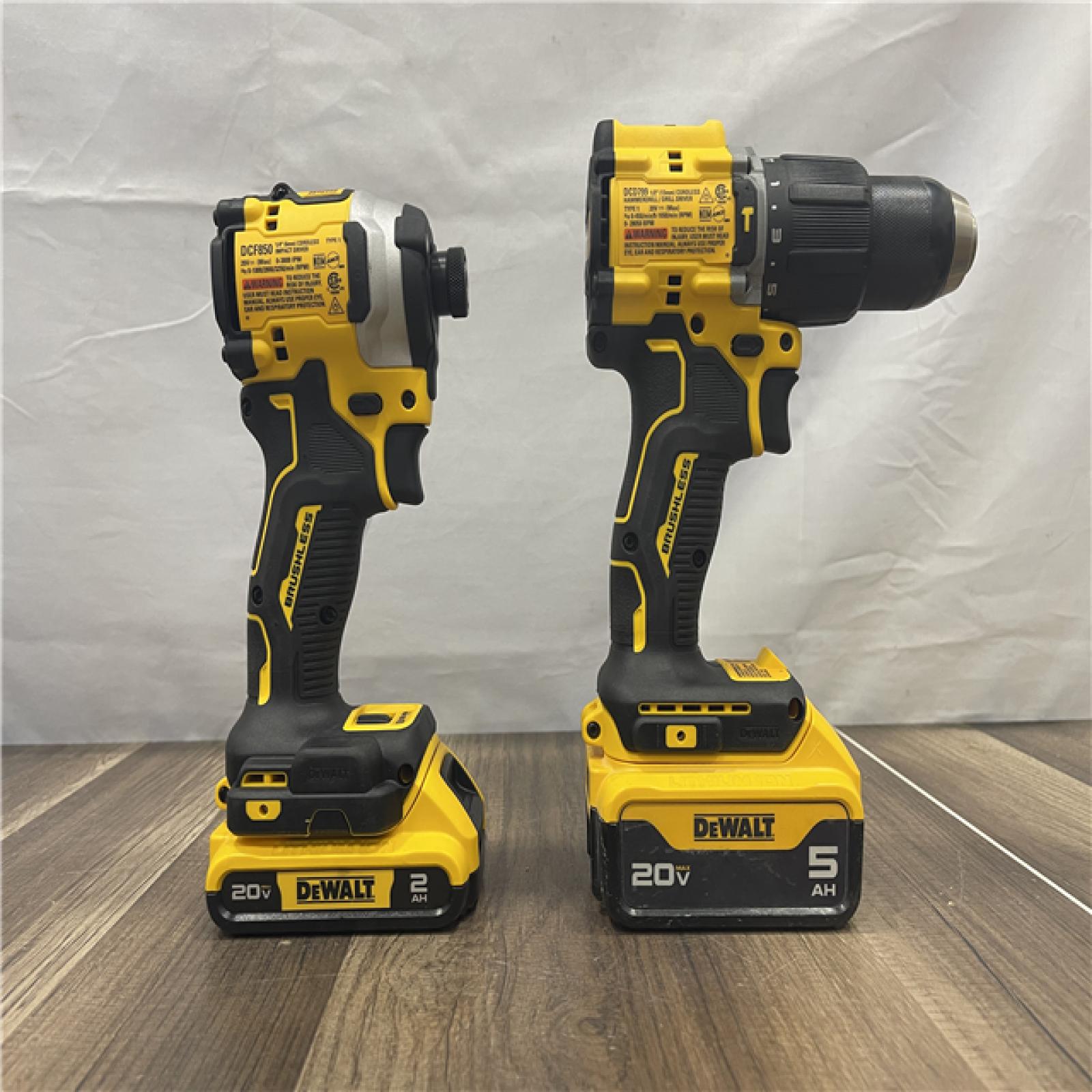 AS-IS DEWALT ATOMIC 20V MAX Lithium-Ion Cordless 2-Tool Combo Kit