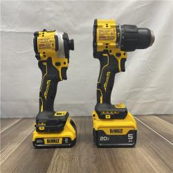 AS-IS DEWALT ATOMIC 20V MAX Lithium-Ion Cordless 2-Tool Combo Kit