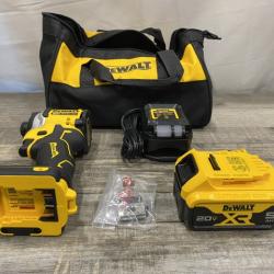 AS-IS DEWALT ATOMIC 20V MAX Lithium-Ion Cordless 1/4 in. Brushless Impact Driver Kit