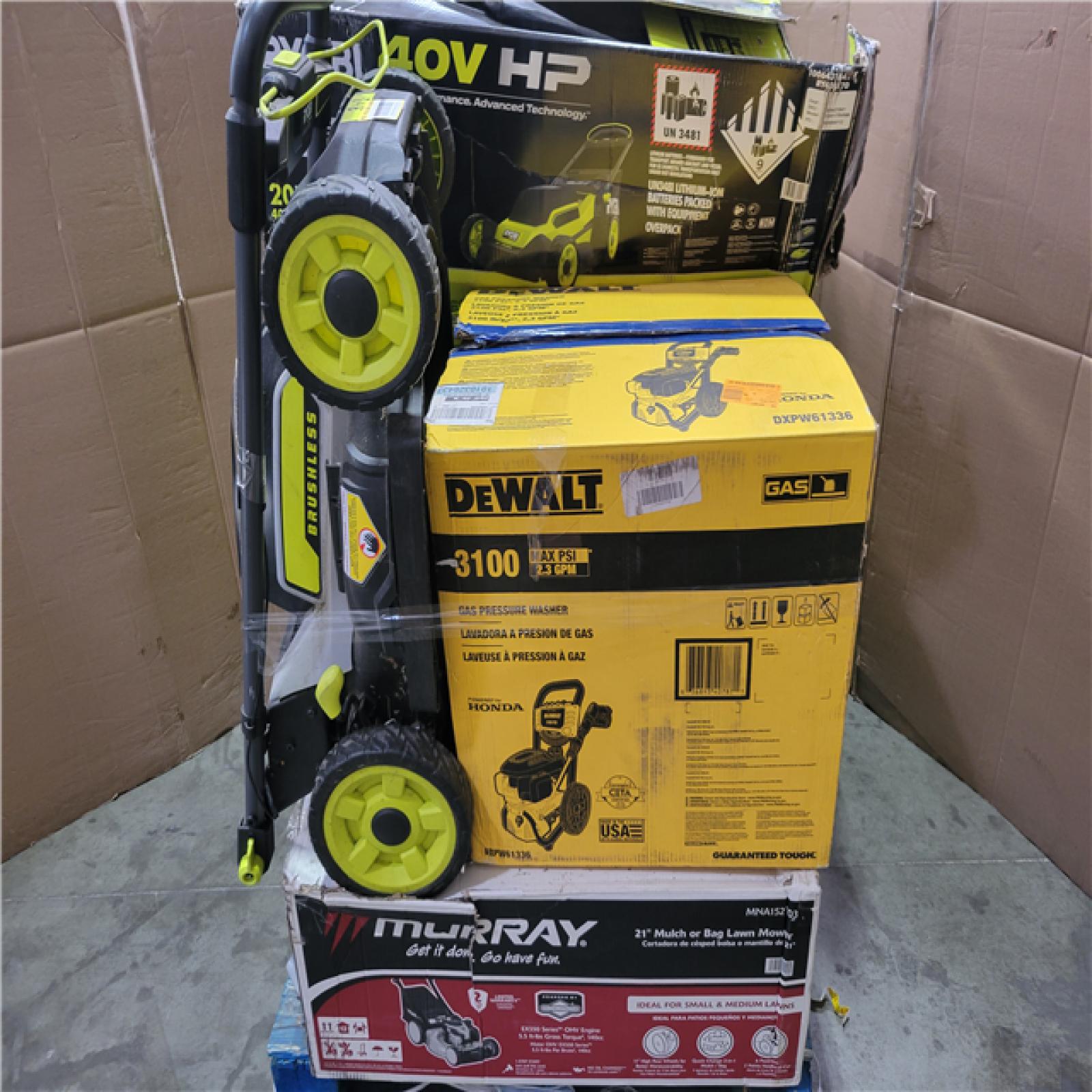 CALIFORNIA AS-IS OUTDOOR POWER EQUIPMENT