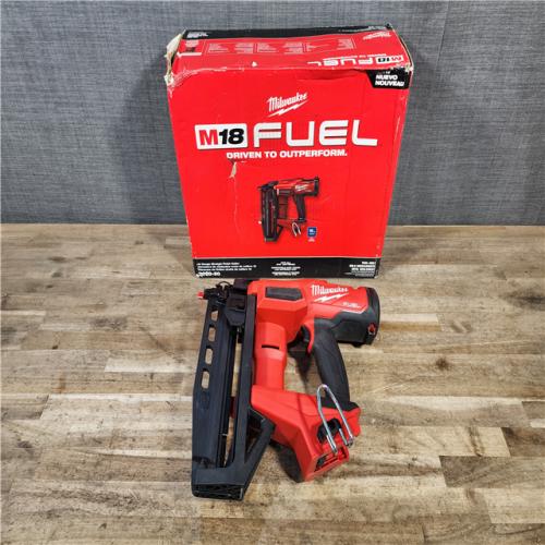 HOUSTON LOCATION - AS-IS Milwaukee FUEL 18-Volt Lithium-Ion Brushless Cordless Gen ll 16-Gauge Straight Finish Nailer (Tool Only)
