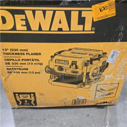 AS-IS DEWALT 13 2 Speed 3-Knife Thickness Planer