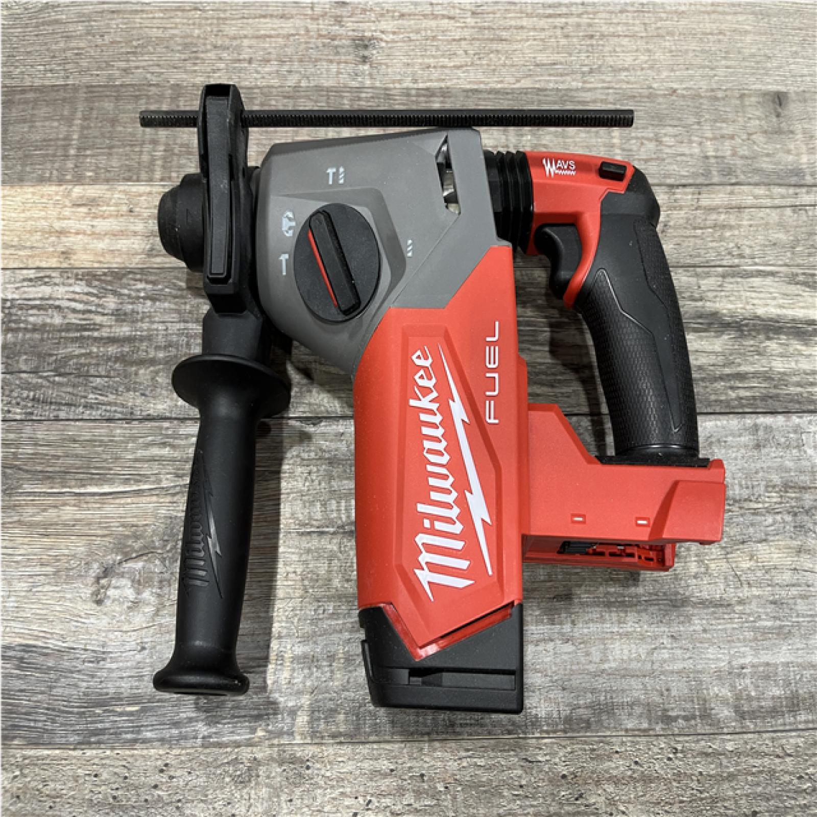 AS-IS Milwaukee  FUEL 18V Lithium-Ion Brushless Cordless 1 in. SDS-Plus Rotary Hammer (Tool-Only)