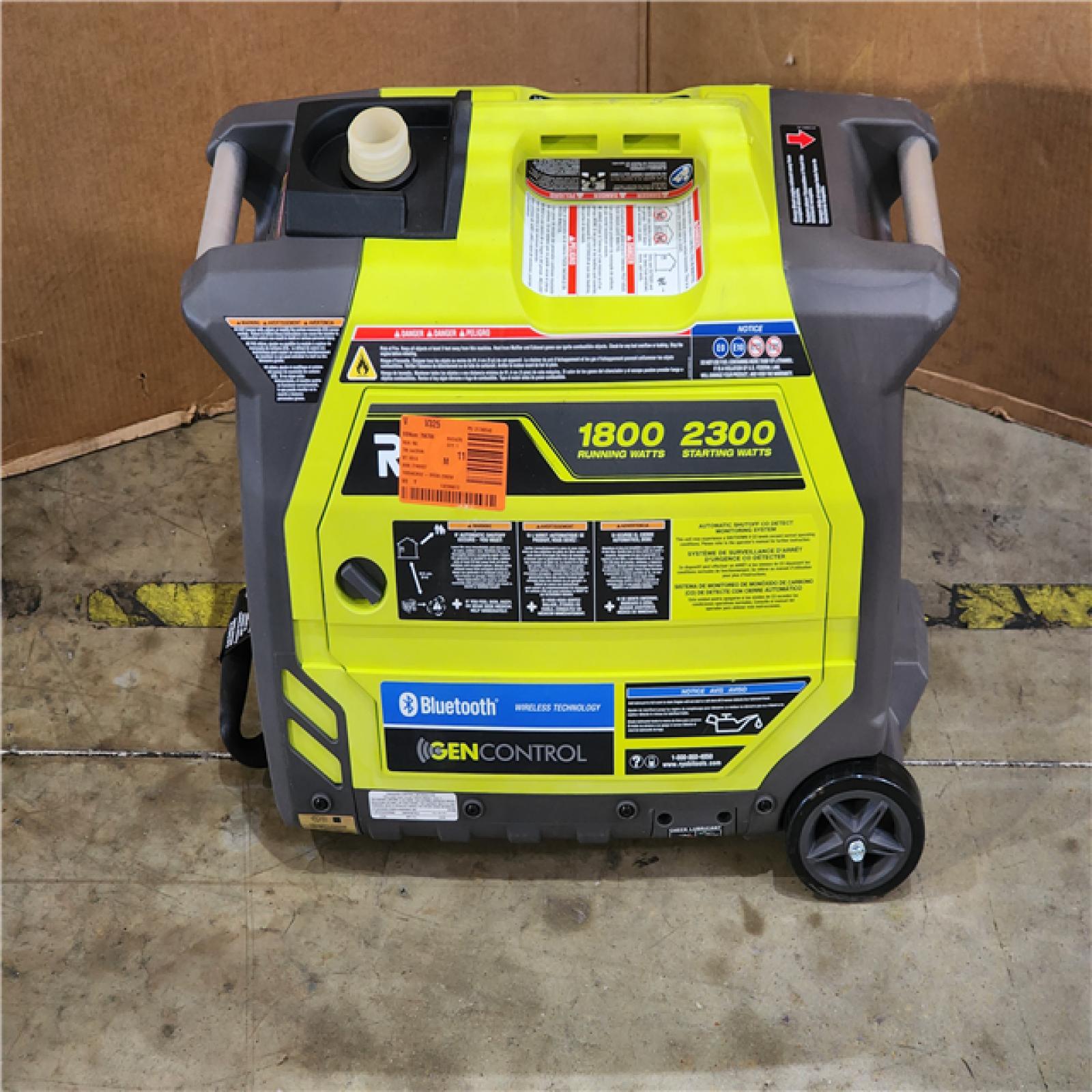 HOUSTON LOCATION - AS-IS RYOBI 2 300-Watt Recoil Start Bluetooth Super Quiet Gasoline Powered Digital Inverter Generator with CO Shutdown Sensor