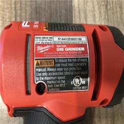 AS-IS Milwaukee  FUEL 12V Lithium-Ion Brushless Cordless 1/4 in. Right Angle Die Grinder (Tool-Only)