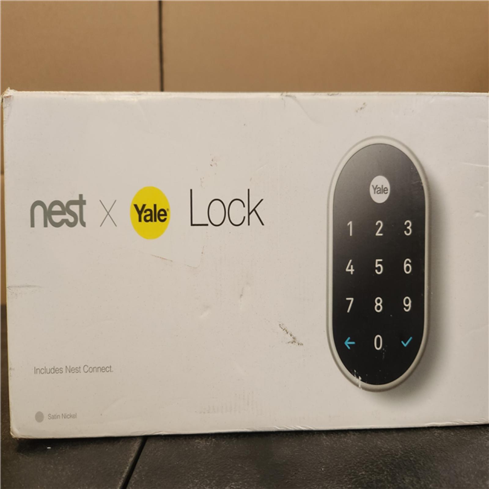 Phoenix Google Nest x Yale Lock - Tamper-Proof Smart Lock for Keyless Entry - Keypad Deadbolt Lock for Front Door