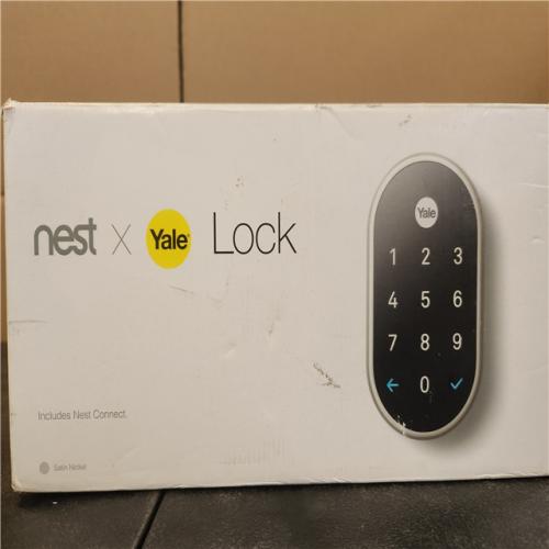 Phoenix Google Nest x Yale Lock - Tamper-Proof Smart Lock for Keyless Entry - Keypad Deadbolt Lock for Front Door