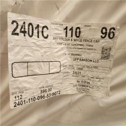 Phoenix NEW Barrette Outdoor Living 1-1/2 in. x 5-1/2 in. x 8 ft. Vinyl Ranch Fence Rail Pallet (224-Pieces)
