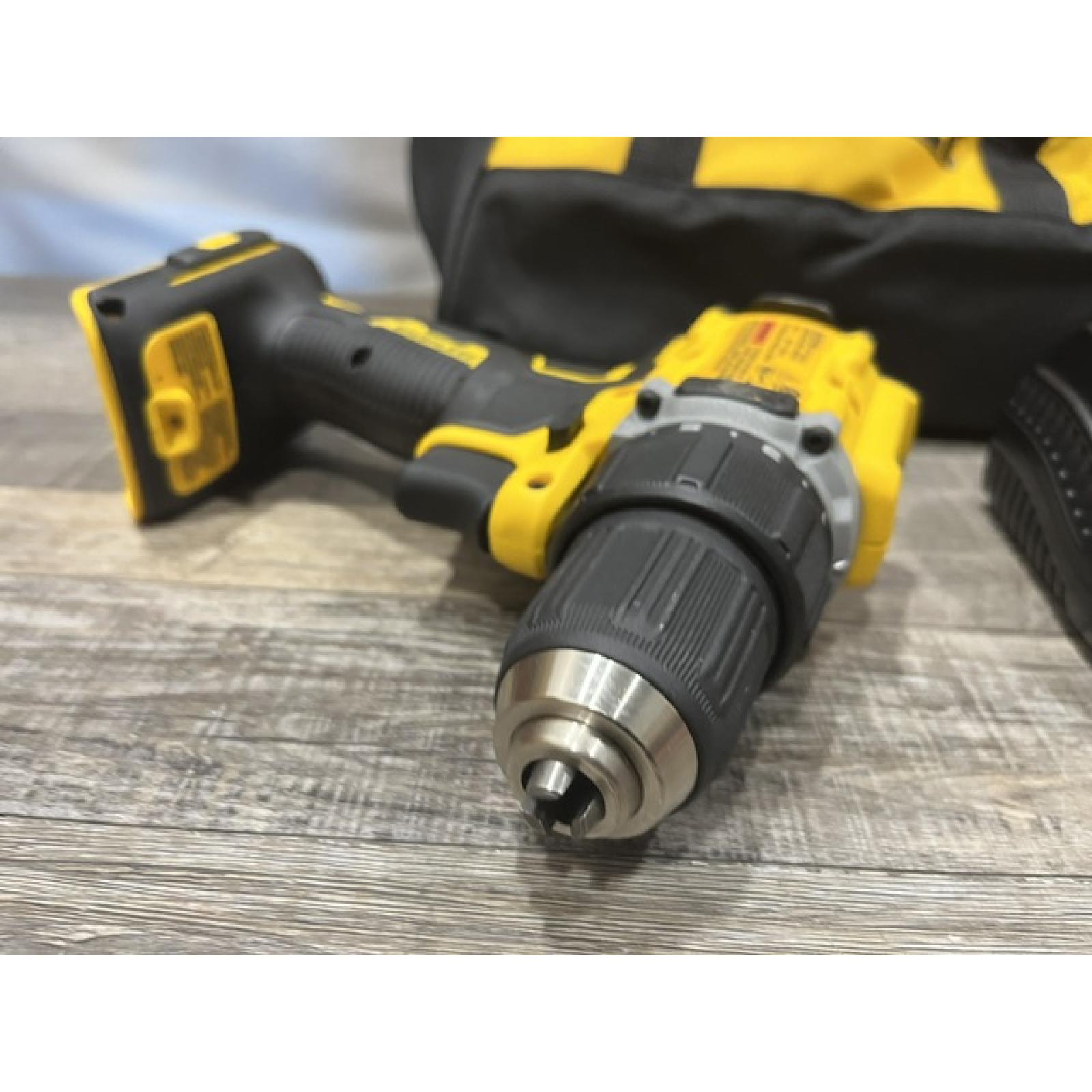 AS-IS DEWALT Atomic 20V Lithium-Ion Cordless Compact 1/2 in. Drill/Driver Kit