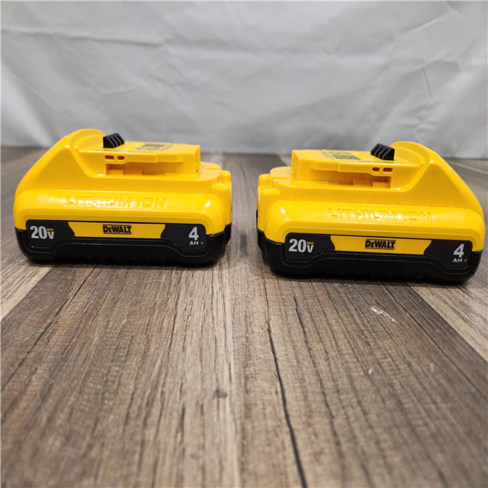 AS-IS - Dewalt 20-Volt MAX Lithium-Ion 4.0 Ah Compact Battery Pack (2-Pack)
