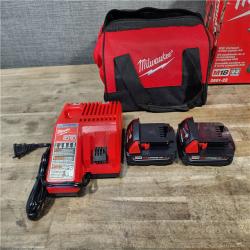HOUSTON LOCATION - AS-IS Milwaukee 18V Cordless Brushed 2-Tool Drill/Driver and Impact Driver Kit