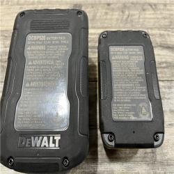 AS-IS DEWALT 20V MAX XR POWERSTACK Lithium-Ion Battery Starter Kit with 5.0Ah and 1.7Ah Batteries and Charger
