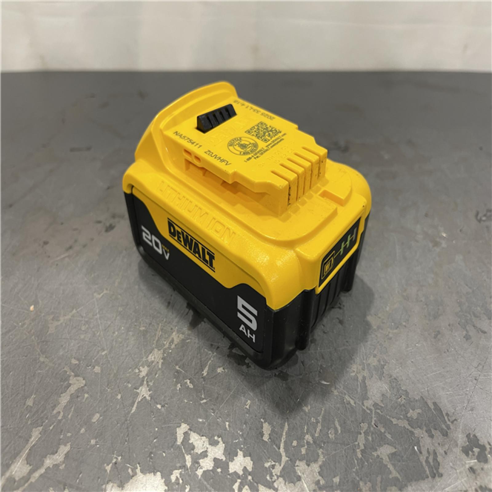 AS-IS - DEWALT 20V MAX Lithium-Ion 5.0 Ah Battery and Charger