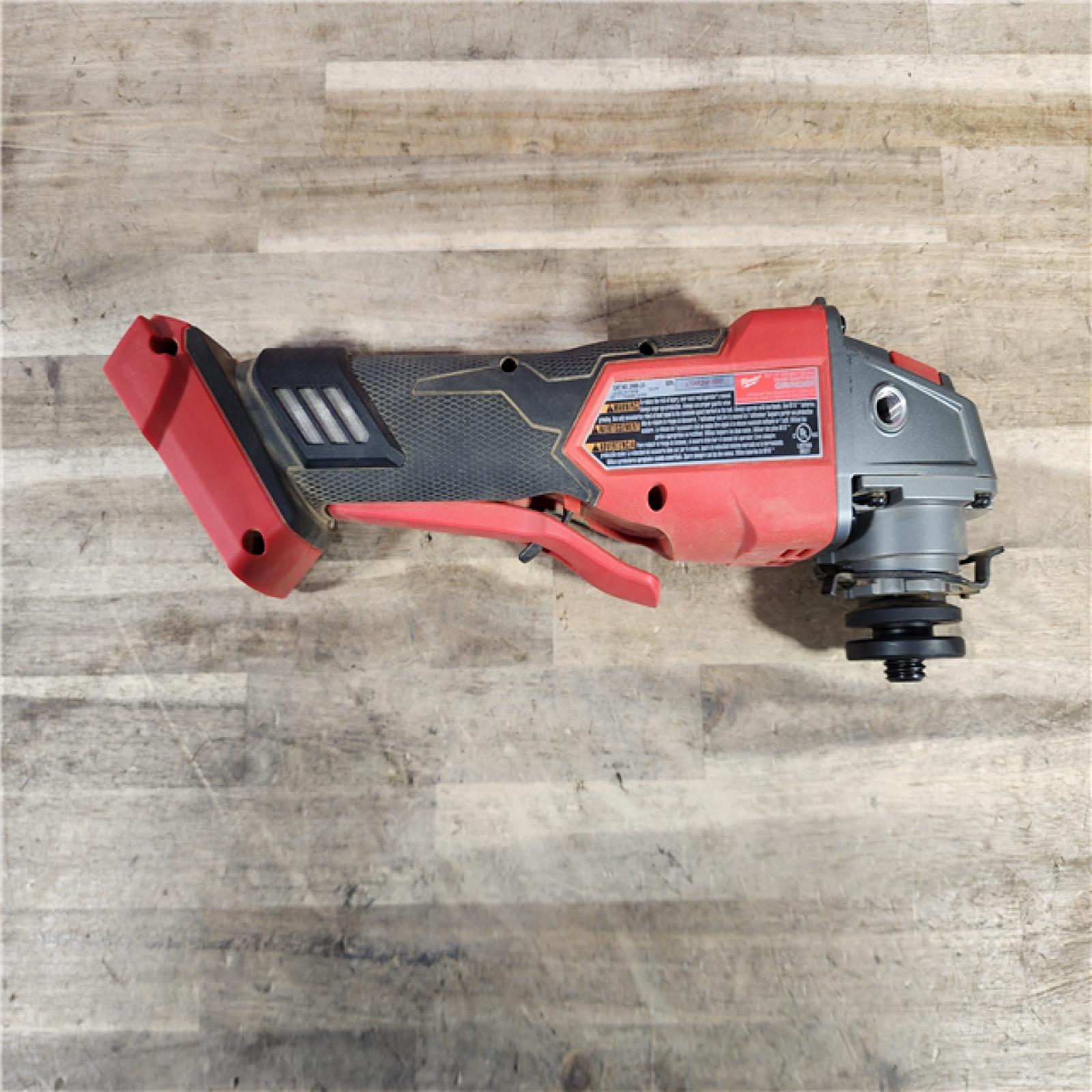 HOUSTON LOCATION - AS-IS Milwaukee M18 FUEL 18V Lithium-Ion Brushless Cordless 4-1/2 in./5 in. Grinder with Variable Speed & Paddle Switch (Tool-Only)
