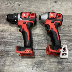 AS-IS Milwaukee 18V Lithium-Ion Cordless Drill Driver/Impact Driver Combo Kit