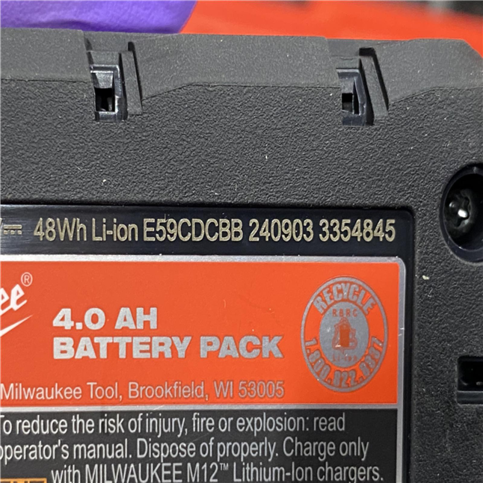 AS-IS Milwaukee 12-Volt Lithium-Ion Cordless Green 250 ft. 3-Plane Laser Level Kit