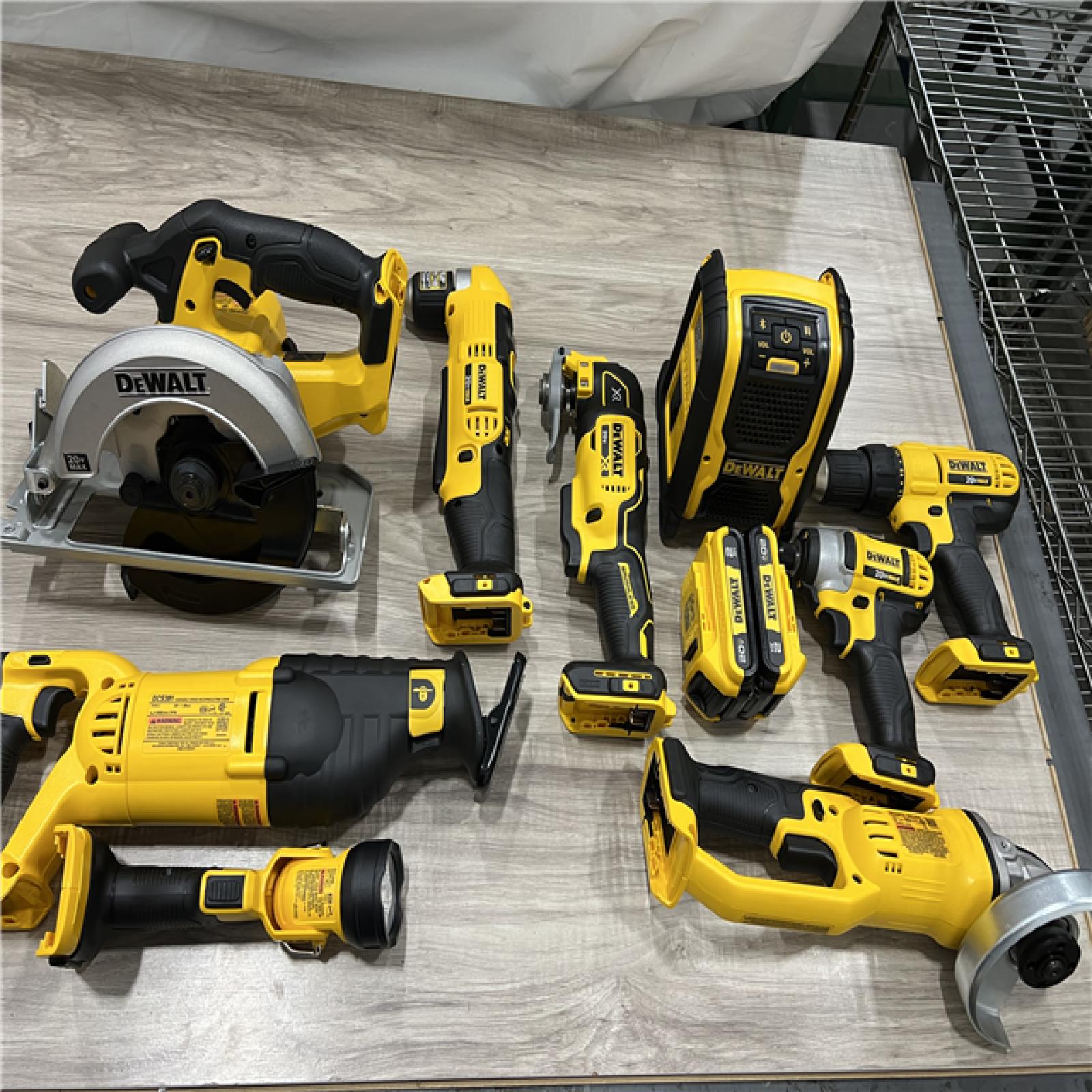 AS-IS DEWALT 20V MAX Cordless 9 Tool Combo Kit
