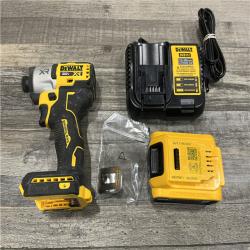 AS-IS DEWALT 20-Volt Maximum XR Lithium-Ion Cordless Brushless 1/4 in. 3-Speed Impact Driver Kit