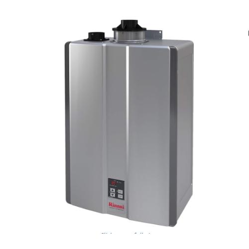 NEW! - Rinnai RU160iN Condensing Tankless Hot Water Heater, 9 GPM, Natural Gas, Indoor Installation