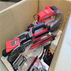 AS-IS Milwaukee M18 FUEL 18V 10 in. Cordless Dual Bevel Sliding Compound Miter Saw Kit