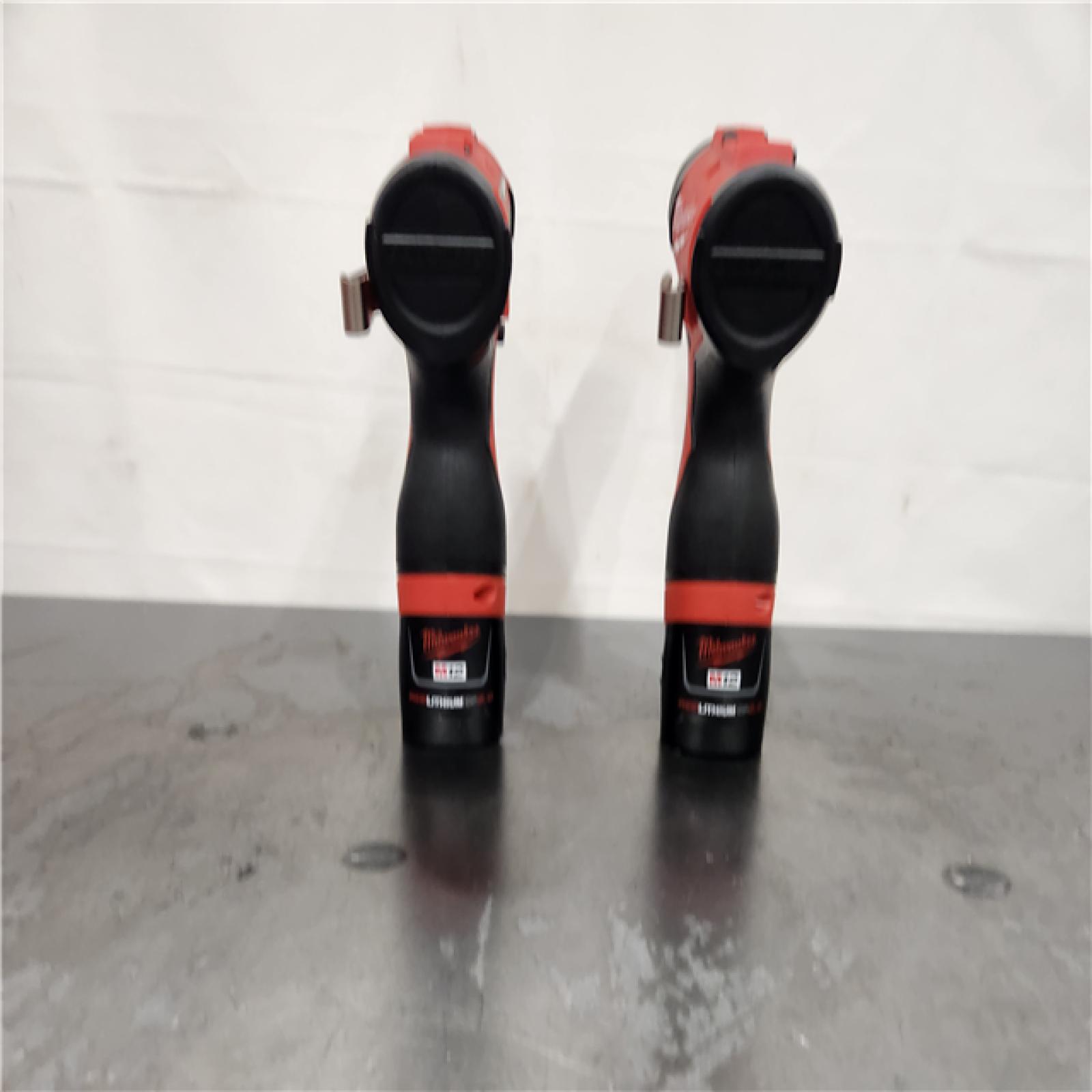 AS-IS- M12 12-Volt Lithium-Ion Brushless Cordless Subcompact Drill and Impact Driver Combo Kit W/2 Batteries and Bag (2-Tool)