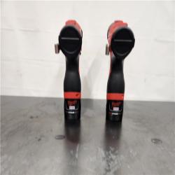 AS-IS- M12 12-Volt Lithium-Ion Brushless Cordless Subcompact Drill and Impact Driver Combo Kit W/2 Batteries and Bag (2-Tool)