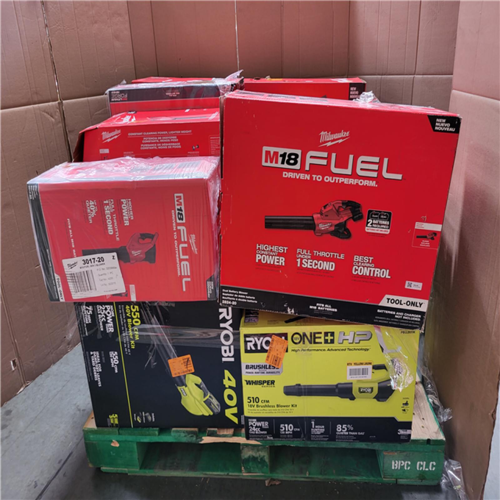 CALIFORNIA AS-IS TOOL PALLET