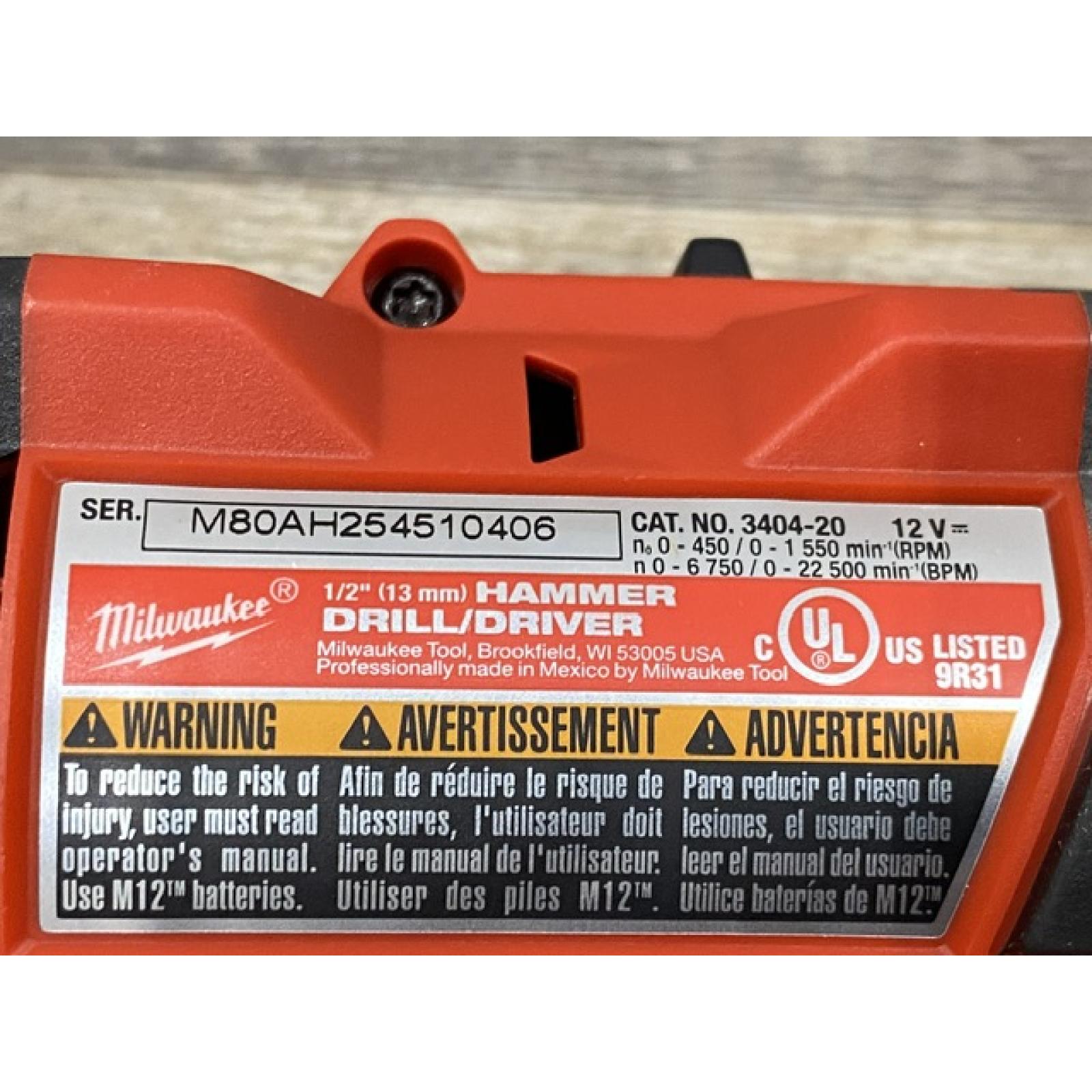 AS-IS Milwaukee FUEL 12-Volt Lithium-Ion Brushless Cordless Hammer Drill and Impact Driver Combo Kit