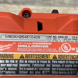 AS-IS Milwaukee FUEL 12-Volt Lithium-Ion Brushless Cordless Hammer Drill and Impact Driver Combo Kit