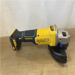 AS-IS DEWALT 20-Volt MAX Cordless Brushless 4-1/2 in. Angle Grinder with Slide Switch (Tool Only)